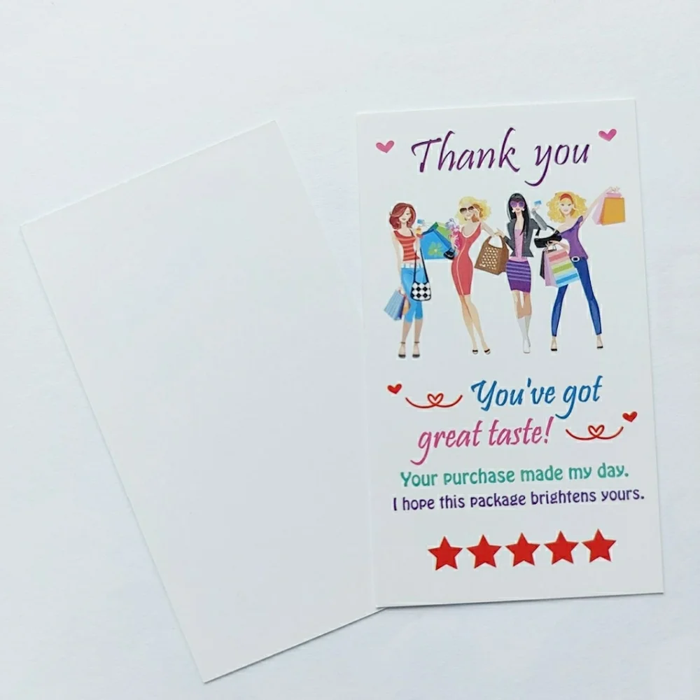 ♥️ 5x25 / 50 Thank You Cards